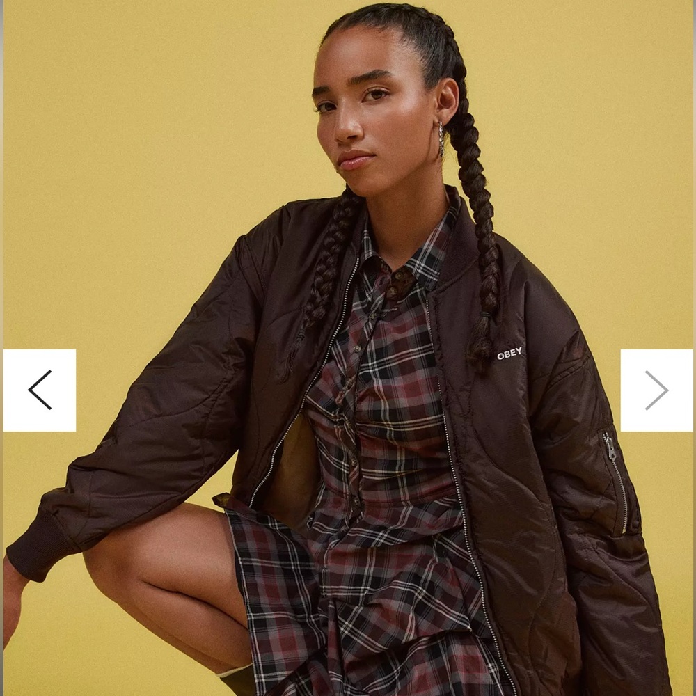 NWT OBEY Daybreak MA-1 Bomber Jacket